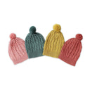 Arlo Baby Hat - Cotton Cable Knit with Pompom