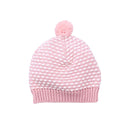 Newbie Baby Hat Cotton Waffle Knit with Pompom