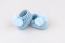 Topsy Pom Pom Baby Bootees Hand Crocheted Cotton
