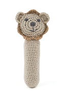 Baby Lion Crochet Rattle