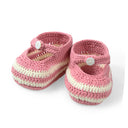 Tomtom Cotton Baby Bootees Hand-Crocheted