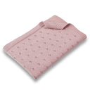 Classic Heirloom Pointelle Knit Baby Blanket