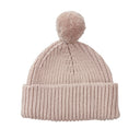 Peppi Baby Hat Soft Cotton Rib Knit with Pompom