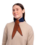 Pocket It Triangle Knit Scarf