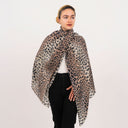 Jaguar Wool Silk Scarf