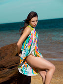 Aloha Tropical Print Pure Cotton Twill Scarf