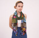 Mila Printed Modal Cupro Linen Scarf