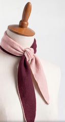Pocket It Triangle Knit Scarf