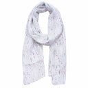 Celia Hand Printed Mini Spot Pure Silk Scarf