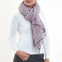 Metropole Pure Merino Wool Wrap Pink in Pink