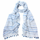 Coast Cotton Scarf Blue in Blue