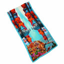 VIBE Silk Scarf Pink in Aqua