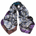 Monroe Silk Scarf Navy in Navy