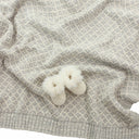 Brook Cot Blanket Grey in Grey