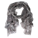 Faded Print Scarf - Black in Black