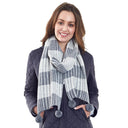 Lopez Lambswool Scarf Grey in Grey