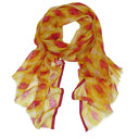 Persia Hand Printed Pure Wool Silk Scarf