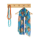 Freida Flower Scarf - Blue in Blue