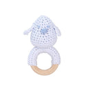 Chicken Rattle Blue in Blue