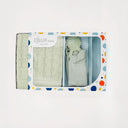 Roar and Cuddle Luxury Baby Gift Set – Mint Bobble Knit Blanket & Lion Teether | Baby Shower Gift