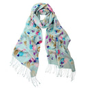 Blossom Silk Wrap - Pastel in Pastel