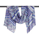 Rita Wool Scarf Blue in Blue