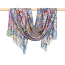 Rani Modal Silk Scarf Blue in Blue