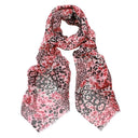 Safari Modal Scarf Navy in Coral