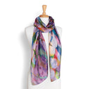 Bianca Pure Silk Scarf - Pink in Lilac