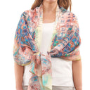 Perfecto Silk Scarf Pink in Pink