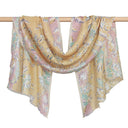 Carla Linen Blend Scarf Golden in Golden