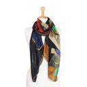 Daria Silk Scarf - Multi in Multi