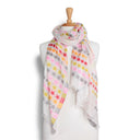 Elliot Stars Scarf - Coral in Coral