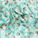 Pippa Silk Scarf in Aqua