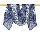 Toscana Silk Scarf Navy in Navy