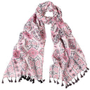 Wallis Cotton Scarf Grey in Grey