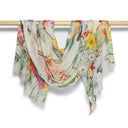 Tropical Cotton Silk Scarf Multi in Multi