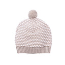 Newbie Baby Hat Cotton Waffle Knit with Pompom