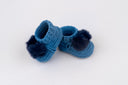 Topsy Pom Pom Baby Bootees Hand Crocheted Cotton
