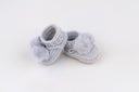 Topsy Pom Pom Baby Bootees Hand Crocheted Cotton