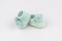 Topsy Pom Pom Baby Bootees Hand Crocheted Cotton