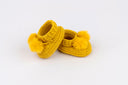 Topsy Pom Pom Baby Bootees Hand Crocheted Cotton