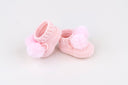 Topsy Pom Pom Baby Bootees Hand Crocheted Cotton