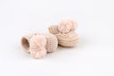 Topsy Pom Pom Baby Bootees Hand Crocheted Cotton