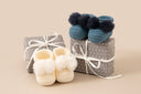 Topsy Pom Pom Baby Bootees Hand Crocheted Cotton