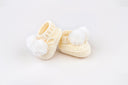 Topsy Pom Pom Baby Bootees Hand Crocheted Cotton