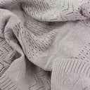 Jessie Multi-Pattern Knitted Baby Stroller Blanket