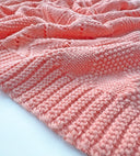 Jessie Multi-Pattern Knitted Baby Stroller Blanket