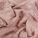 Jessie Multi-Pattern Knitted Baby Stroller Blanket