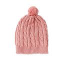 Arlo Baby Hat - Cotton Cable Knit with Pompom